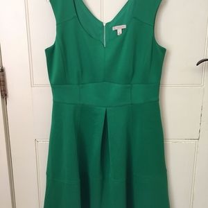 Emerald green cocktail dress